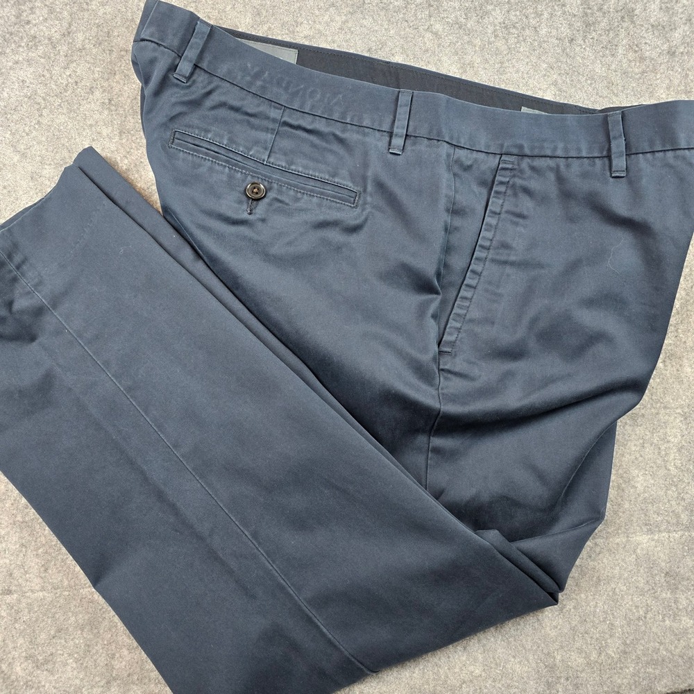 Bonobos Mens Monday Weekday Warrior Chino Dress Pants Navy Blue 36x30 Cotton - Picture 10 of 13